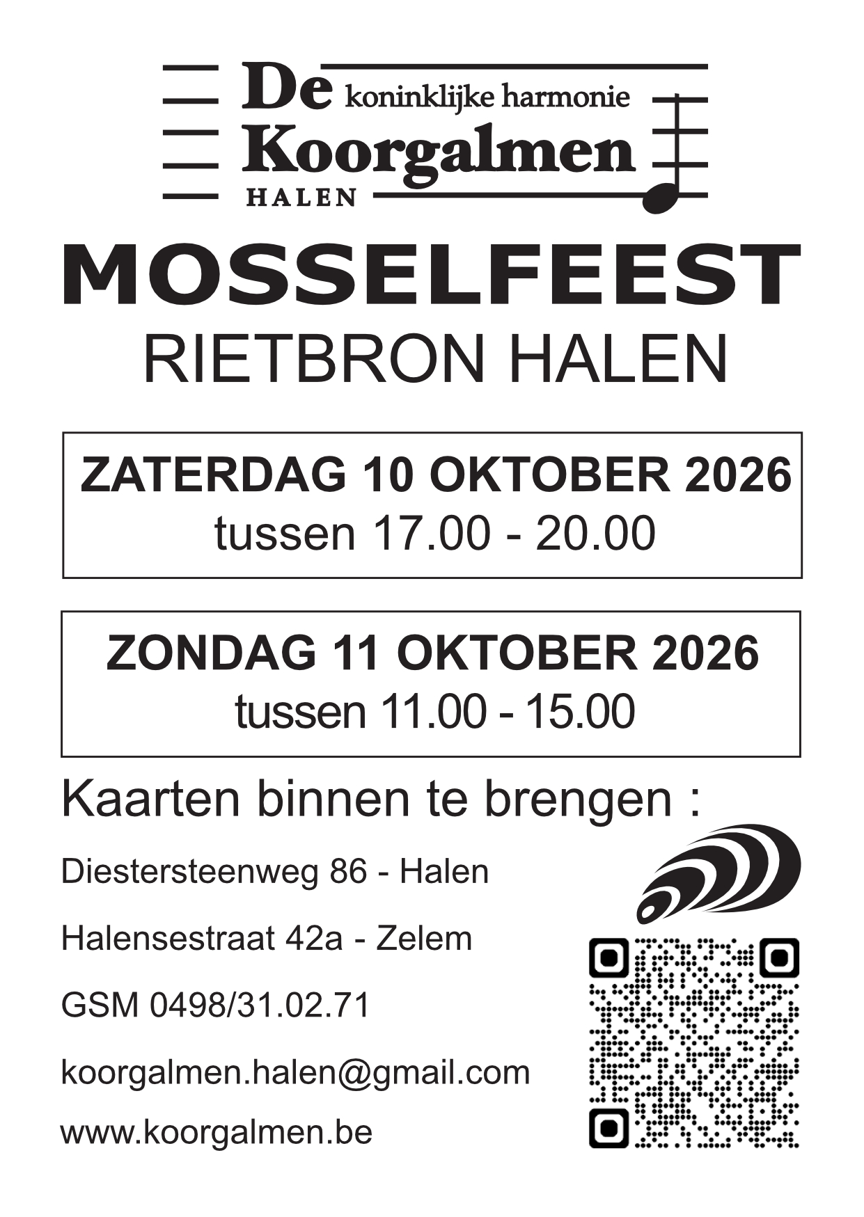 Mosselfeest 2026